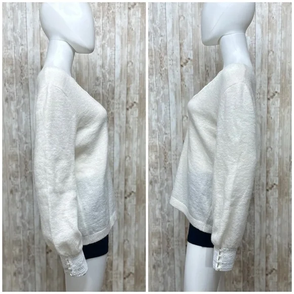 La Maille Sézane Gilet Melina in Ecru [30] - Picture 6 of 11